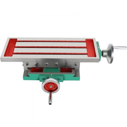 VEVOR schroefklem bankschroef 450 mm, tafel bankschroef 170 mm, tafelklem 100 mm, metaal Professionele gietijzeren bankschroef voor kolomboormachines Brede bekken en veelzijdig gebruik