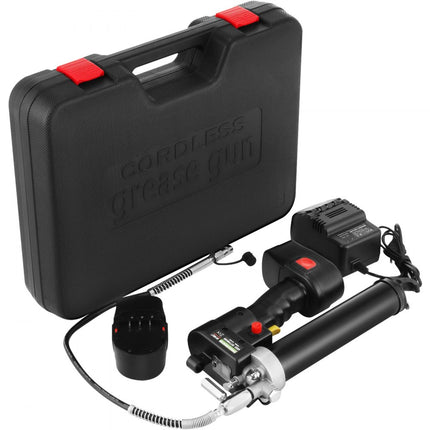 VEVOR 18v draadloze smeerset(kaal) C/w 2 batterijen Verzending,18volt 10000psi draadloze smeerset Gereedschap verwarmde zachte handgreep,10000psi Max 18volt 5a