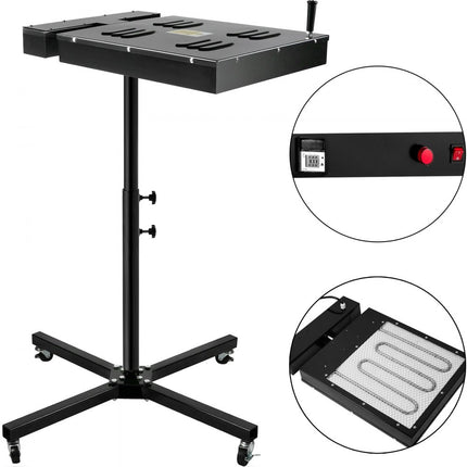 VEVOR 18 "x 18" Flitsdroger Zeefdrukinkt Uitharding met temperatuurweergave