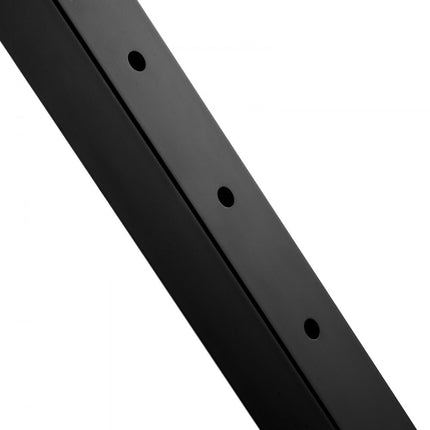 VEVOR relingpaal 91,44x5,08x5,08cm horizontale gatpaal zwart 1 stuk.
