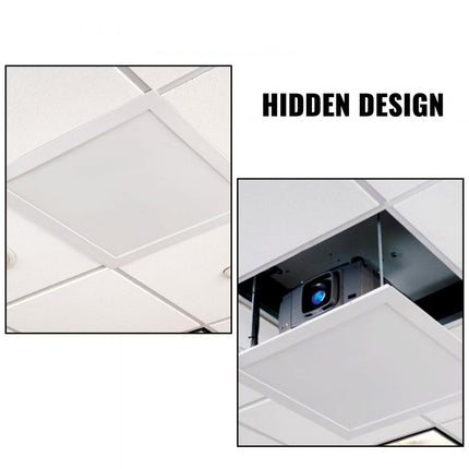 VEVOR Projector Lift 1 M Gemotoriseerde Projectorhouder 24 W Beamer Plafondlift met 7kg Laadvermogen Perfect voor Projectorinstallatie van Topkwaliteit in zowel Commercile als Residentile Omgevingen