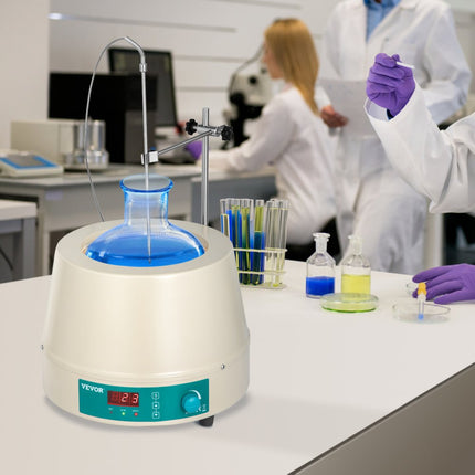 VEVOR 2000ml Elektrisch Digitaal Magnetisch Roeren Verwarmingsmantel 450W 450℃