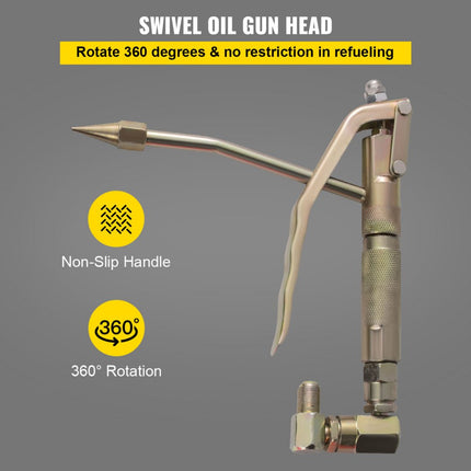 VEVOR 20L draagbare vetpompset, 5 gallon elektrische luchtvetpomp met 20ft hogedruk hydraulische slang