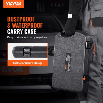 VEVOR koelmiddelweegschaal 100 kg laadherstel freonweegschaal, met bedrade afstandsbediening, 5 g uiterst nauwkeurige elektronische digitale herstelweegschaal met koffer en droge batterij