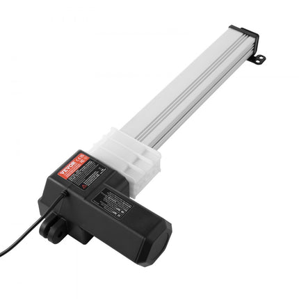 VEVOR lineaire actuatorkit, 330 mm hoge snelheid lineaire actuator 14 mm/s 24V 220lbs/1000N lineaire actuator voor het optillen van tv/tafel/bank IP44-bescherming - adaptervoeding
