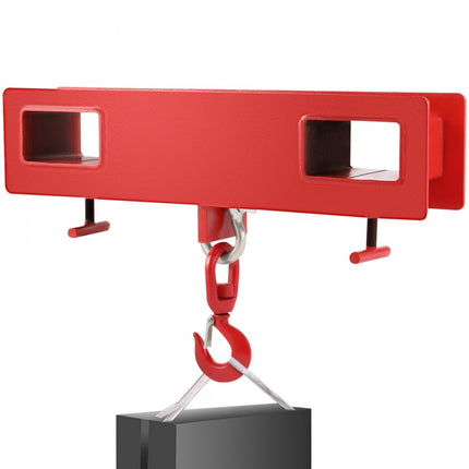 Forklift Lifting Hoist Swivel Mobile Crane Hook 4400lbs 2 Tons Heavy Duty Strength