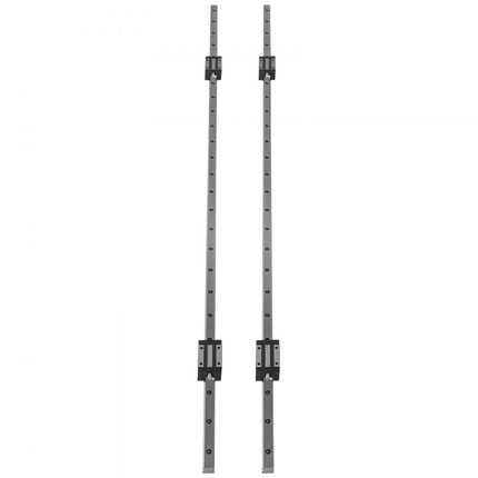 VEVOR Lineaire Geleiding Lineaire Rails Lineaire geleider HGH20 - 1500mmA2×2 incl 2 lineaire geleiders en 4 lagerblokken