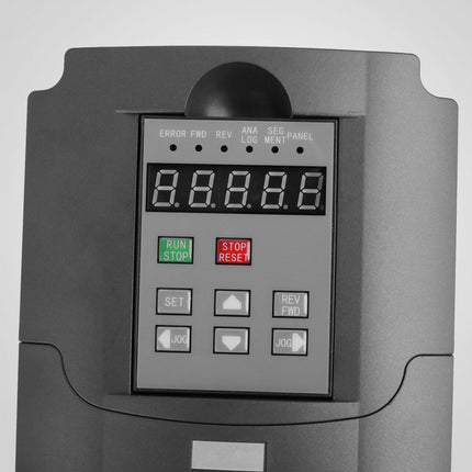 VEVOR 3,0KW luchtkoelingspindelmotor 220V ~ 250V / 300Hz 0-18000RPM roestvrij staal met 3KW 4HP frequentieomvormer 3 fase 208-240V AC SPWM werktemperatuur -10-40℃ omvormerdisplay