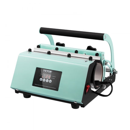 VEVOR Tumbler hittepers en sublimatiemokken, Tumbler Press Set met 8 stuks 20oz lege mokken, mokpers voor 11-30oz Tumblers, met warmteoverdrachtpapier, handschoenen, tape