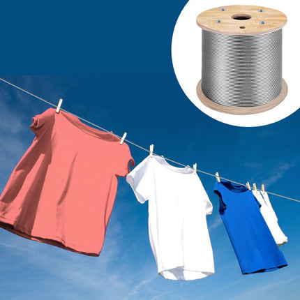 T316 1/8 1x19 roestvrij staaldraadkabel 150M