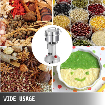 VEVOR Grinder Graanmolen Grain Grinder 350g Elektrische Kruiden Graan Molen Grinder Meel Machine Huishoudelijke Kruiden Erts Zout
