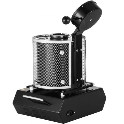 VEVOR 3KG elektrische smeltoven Goudsmeltoven 1150℃ met zwarte tong
