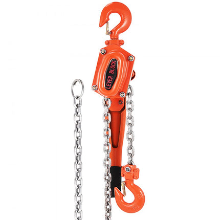 VEVOR Rateltakel Ketting Takel Lever Block / Ratchet Puller Hoist Load Brake,come Along 3ton Lever Hoist Puller Load Brake Hand Ratcheting 2 Hooks,3t