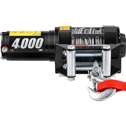 VEVOR Elektrische Lier 1814kg(4000 lbs) Winch Kabel Lier Elektrische Takel Lier Offroad Lier Uitgerust met 1,3kW Waterdichte Permanentmagneetmotor