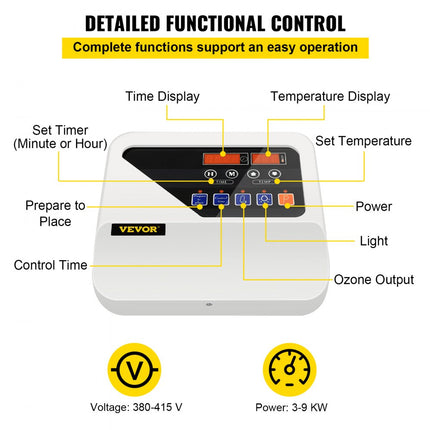 Sauna Heater Stove External Digital Controller Home Room's light Over-Heat Protection