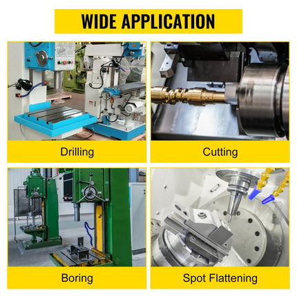 VEVOR BS-0 Precisiescheidingskop met 5" 3-klauwplaat Snel Hoge kwaliteit Betrouwbaar