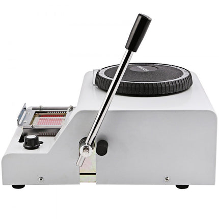 VEVOR Kaart Embosser Handleiding Embosser Machine 34,04x26,92x12,45 cm 72 Tekens