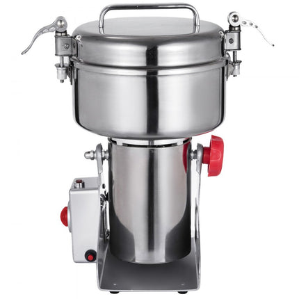 VEVOR Grinder Molen 1800 W Swing Type Graanmolen Machine 750 G Elektrische Graanmolen van 304 Roestvrij Staal met een 26000 t/min