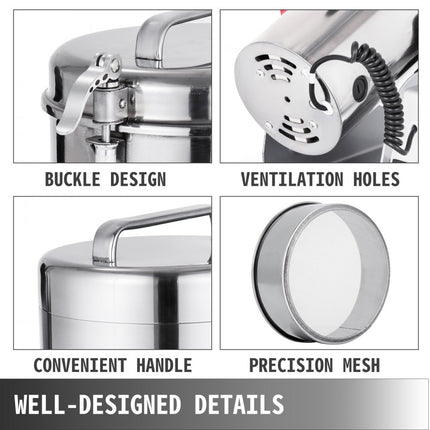 VEVOR Grinder Molen 1800 W Swing Type Graanmolen Machine 750 G Elektrische Graanmolen van 304 Roestvrij Staal met een 26000 t/min