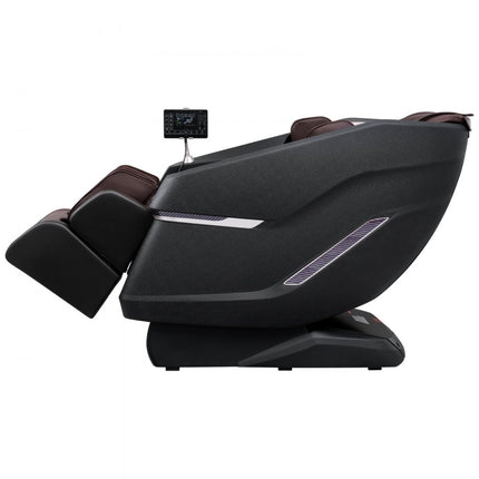 VEVOR massagestoel met flexibele SL-rail, 3D full body shiatsu-massageapparaat, zwaartekrachtvrij, 10 tot 18 automatische modi, verwarming, Bluetooth-luidspreker, luchtkussen en touchscreen 160 kg