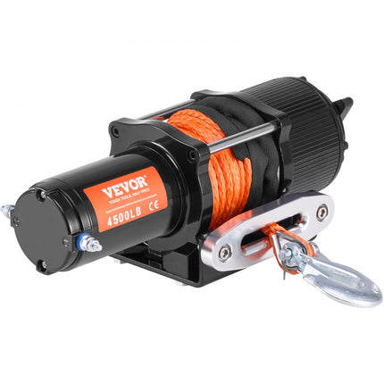 VEVOR Elektrische lier 12V 2041KG Elektrische lier Motorlier Off-road lier ATV