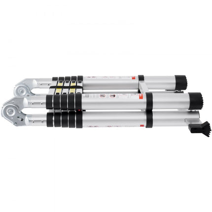 VEVOR telescopische ladder, trap, vouwladder, uitschuifbare ladder, 1,85-3,79m