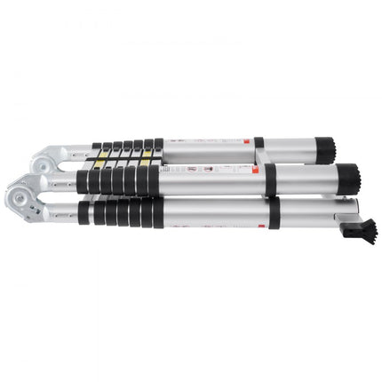 VEVOR telescopische ladder, trap, vouwladder, uitschuifbare ladder, 2,4-5m