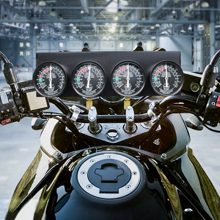 VEVOR Vacuümpomp Vacuumpomp Airco Vacuumpomp 4 Set Brandstof Vacuüm Carburateur Synchronizer Gereedschap Motorfiets