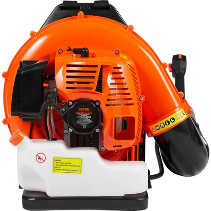 VEVOR bladblazer rugzak 79 CC 2-takt benzine bladblazer 930 CFM luchtvolume 184