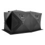 VEVOR vistent 6-8 personen visparaplu campingtent ijsvissen tent 3,6x1,8x2m