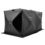 VEVOR vistent 6-8 personen visparaplu campingtent ijsvissen tent 3,6x1,8x2m