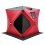VEVOR vistent 1-2 persoons visparaplu pop-up tent ijsvissen tent 1,5x1,5x1,65m