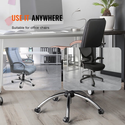 VEVOR bureaustoelwielen (set van 5) φ50,8MM vervangende harde vloerwielen gemaakt van polyurethaan bureaustoelwielen 200kg draagvermogen draaistoelwielen ideaal voor bureaustoelen gamestoelen draaistoelen