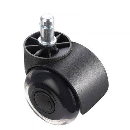 VEVOR bureaustoelwielen (set van 5) φ50,8MM vervangende harde vloerwielen gemaakt van polyurethaan bureaustoelwielen 200kg draagvermogen draaistoelwielen ideaal voor bureaustoelen gamestoelen draaistoelen