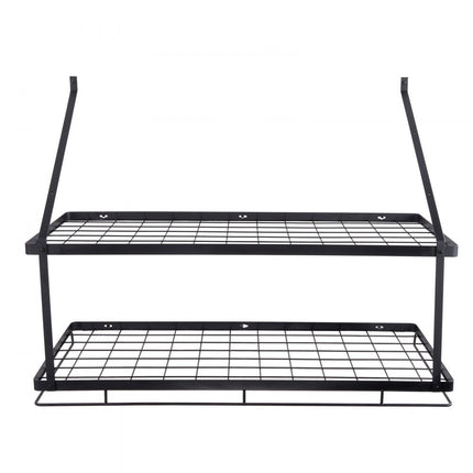 VEVOR Hangend pottenrek 30" Pot- en pannenhangrek, Pot- en pannenhanger met 12 S-haken, 50 lb laadgewicht, pannenlap Muur Ideaal voor pannen, bestek, kookgerei in de keuken