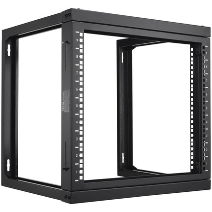 VEVOR 9U Server Rack Wandmontage 68,04kg Open Frame Netwerk Rack 530x450x520mm