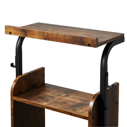 VEVOR voerstation hondenbak komhouder hondenbar voerbak verhoogd 50x19,8x145cm