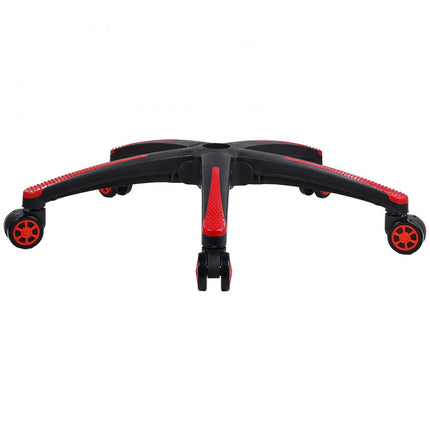 VEVOR Basistourniquet Chroom Φ710mm Bureaustoelbasis 1134kg Zwart/Rood