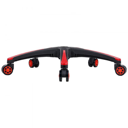 VEVOR Basistourniquet Chroom Φ710mm Bureaustoelbasis 1134kg Zwart/Rood