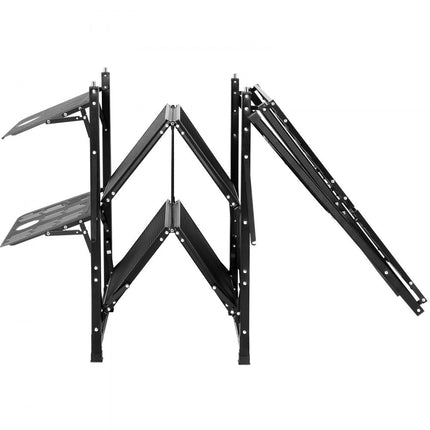 VEVOR Camping Keukentafel Opvouwbare Draagbare Kookstation Tafels Planken en een Spoelbak