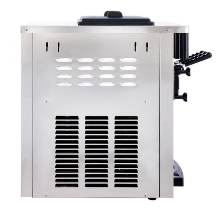 VEVOR ijsmachine wit ijsmachine 2200 W, 2 x 6 L tafelmachine ijsmachine 220 V ijsmachine met eierkegel eierrekje roestvrijstalen machine