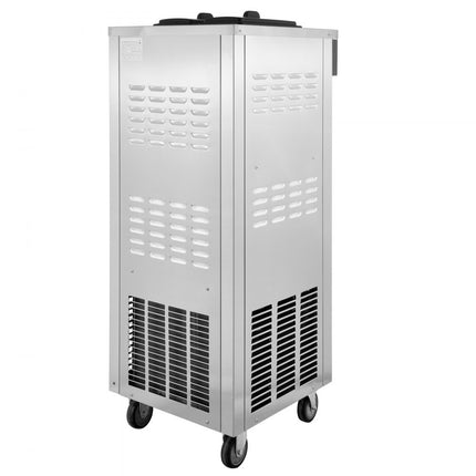 VEVOR Professionele Ijsmachine Softijsmachine 2200W met 1 Ijshoorntje Houder