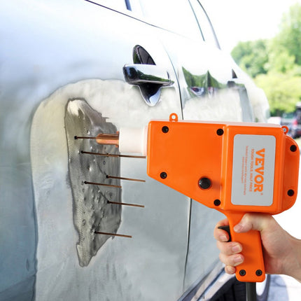 VEVOR uitdeukmachine 800 VA 220 V 1600 A uitdeukset uitdeukmachine puntlasapparaat inclusief diverse elektroden uitdeukgereedschap voor professionele reparatie van voertuigcarrosserieën