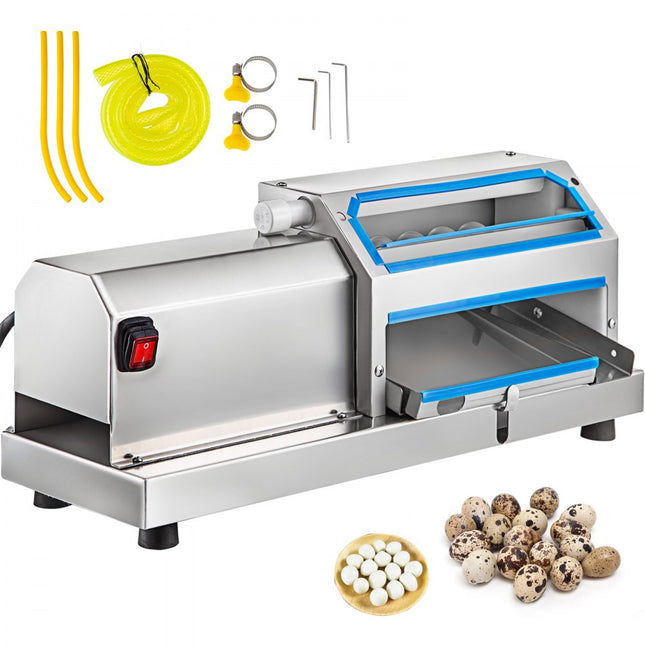 Kwartel dunschiller Volautomatische kwarteleitjes 60KG/H Kwartel dunschiller Machine