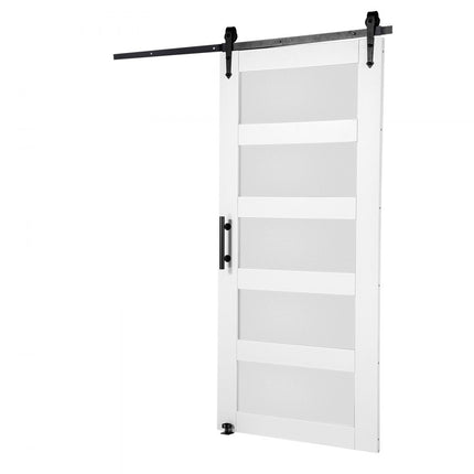 VEVOR Staldeurbeslagset 1067 x 2134 mm houten schuifdeur soepel