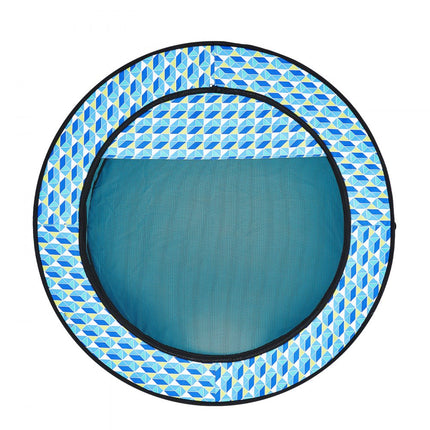 VEVOR puppybox opvouwbaar 1117 x 1117 x 609 mm puppyren dierenbox 13 x 5 cm opvouwbare voerbak hondenbox 600D Oxford stof hondenbox buitenren voor kleine middelgrote huisdieren