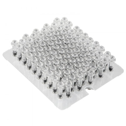 VEVOR Spuit Injectiespuiten BorosilicaatglasLuer lock 1 mL 100 ST Latexvrije