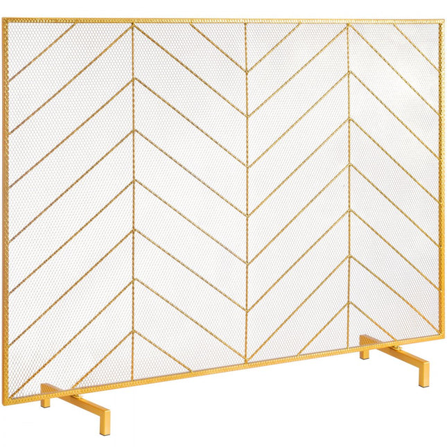 VEVOR vonkenbeschermingsrooster ijzer haardbescherming 980 mm haardrooster ovenrooster vintage ovenbeschermingsrooster 0-40 °C haardbeschermingsrooster haardbeschermingsrooster ovenschermrooster tegen rondvliegende vonken goud