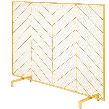 VEVOR vonkenbeschermingsrooster ijzer haardbescherming 980 mm haardrooster ovenrooster vintage ovenbeschermingsrooster 0-40 °C haardbeschermingsrooster haardbeschermingsrooster ovenschermrooster tegen rondvliegende vonken goud