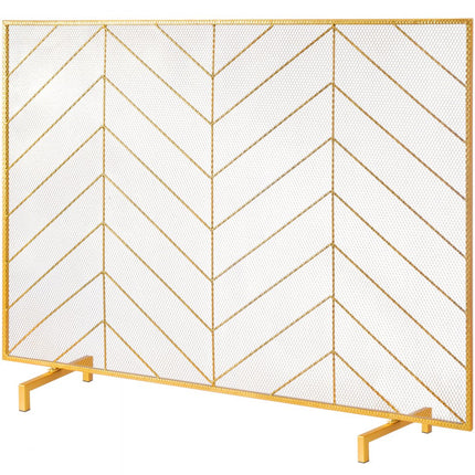 VEVOR vonkenbeschermingsrooster ijzer haardbescherming 980 mm haardrooster ovenrooster vintage ovenbeschermingsrooster 0-40 °C haardbeschermingsrooster haardbeschermingsrooster ovenschermrooster tegen rondvliegende vonken goud